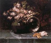 William Merritt Chase Rhododendron Norge oil painting reproduction